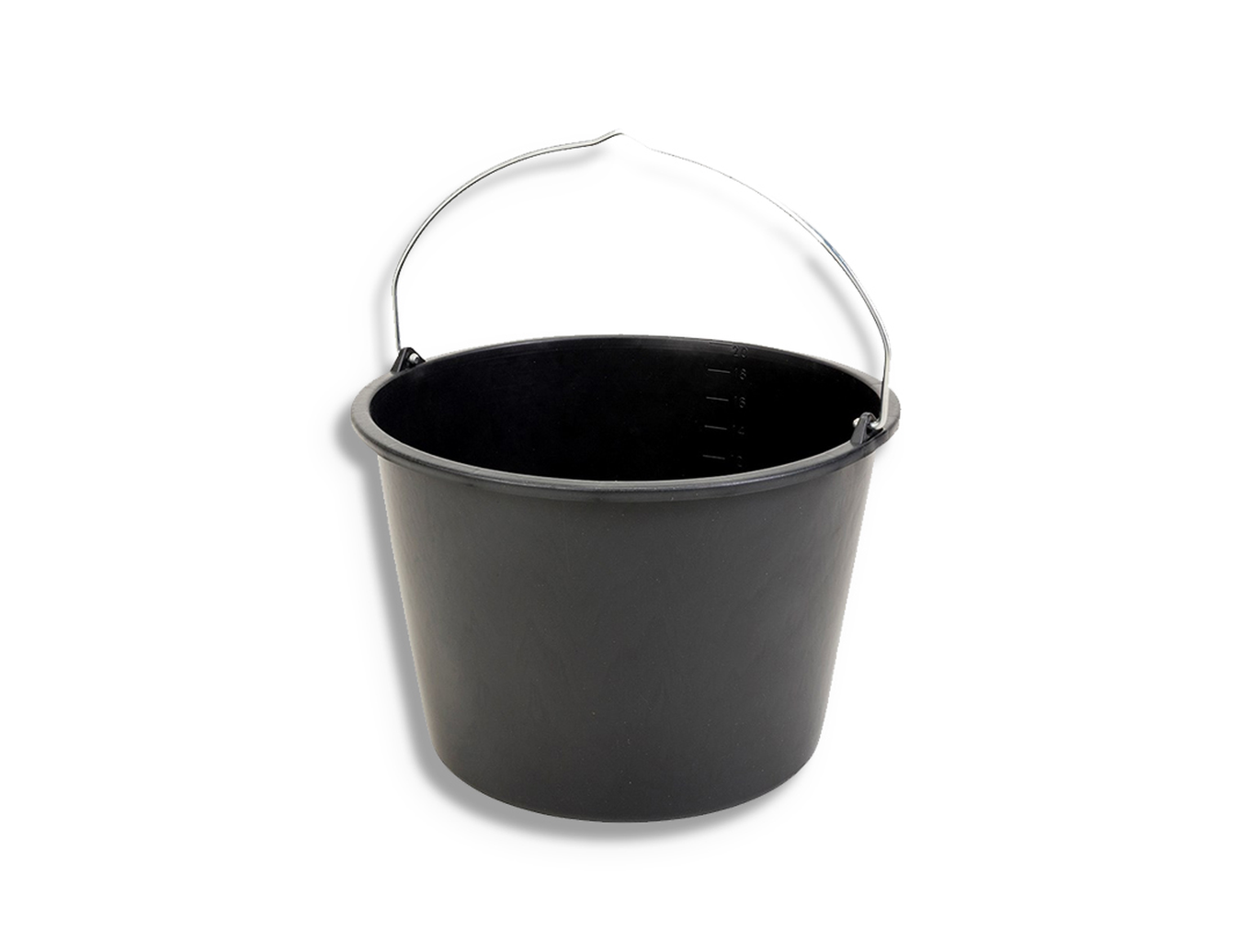 Bouwemmer 20L Zwart