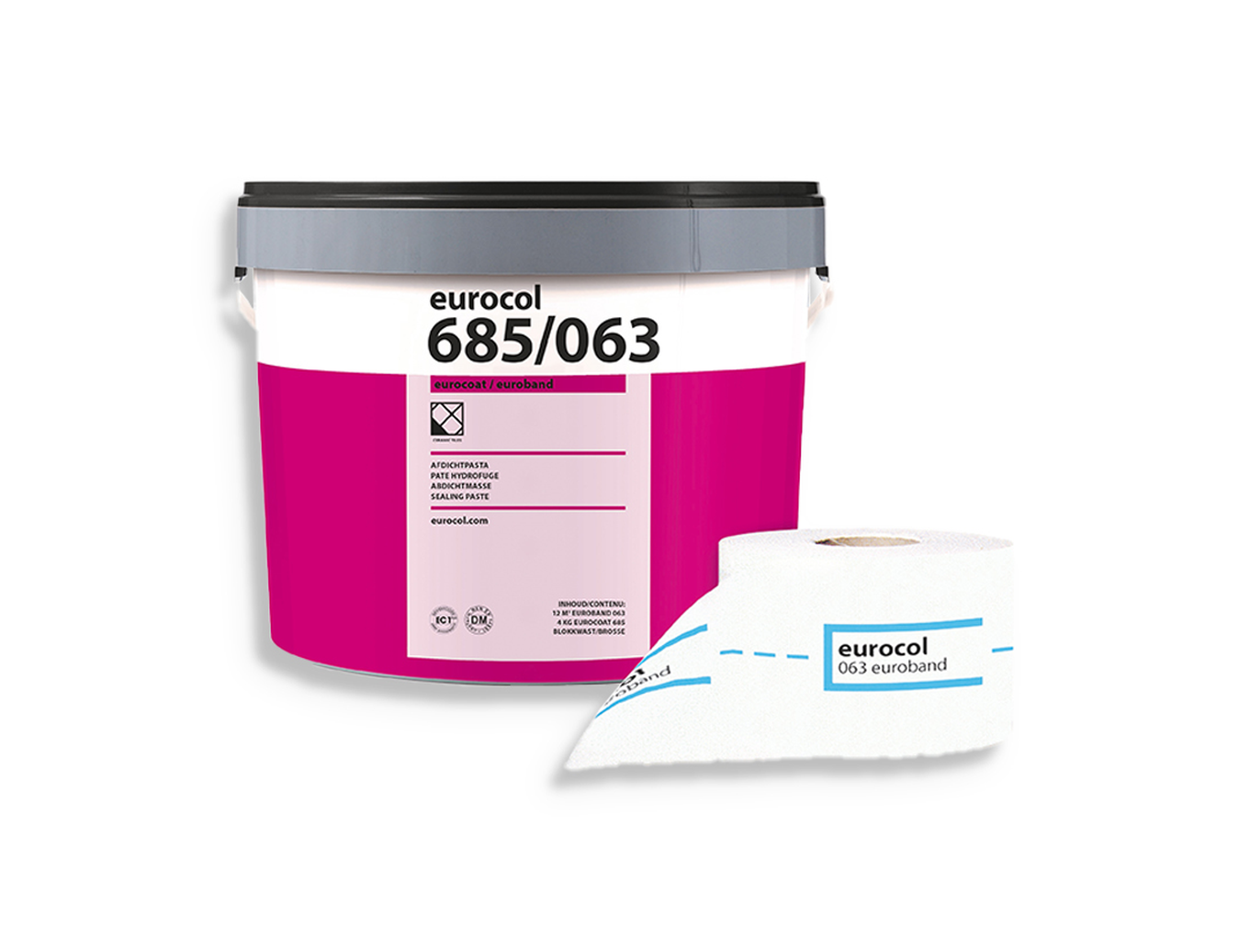Oppervlaktebehandeling Eurocol 685 Coat 4 Kg Incl 12 M¹ 063 Band