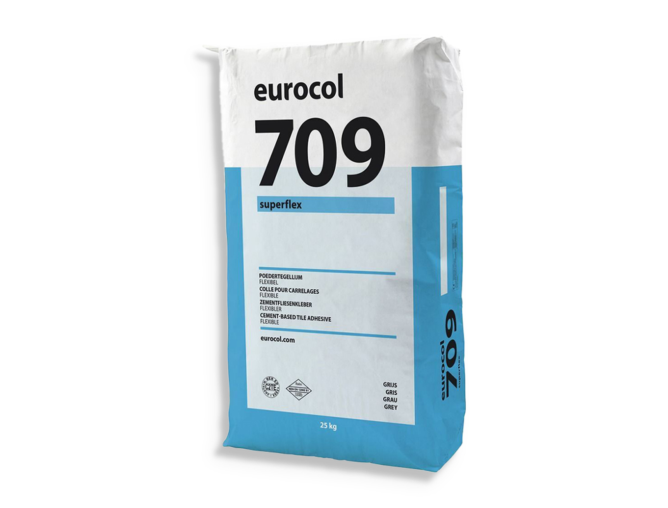 Lijm Eurocol 709 Superflex Grijs 25 Kg