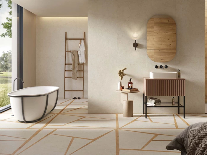 Vloertegel Beige  120x120x0,85 | 768-420 | Jan Groen Tegels