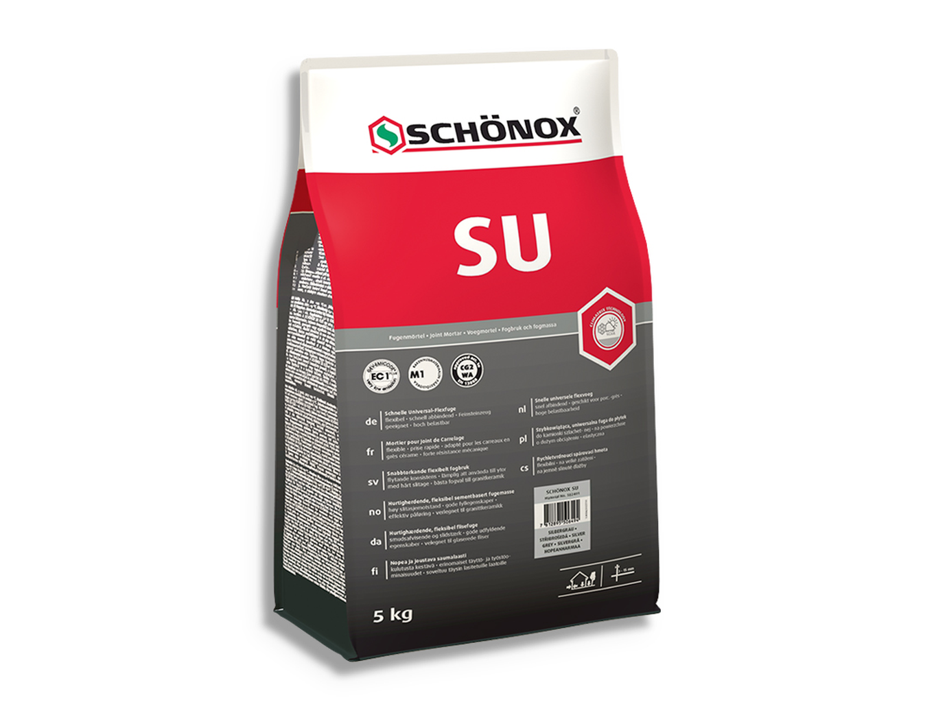Voegmiddel Schonox SU Grijs zak 5 kg