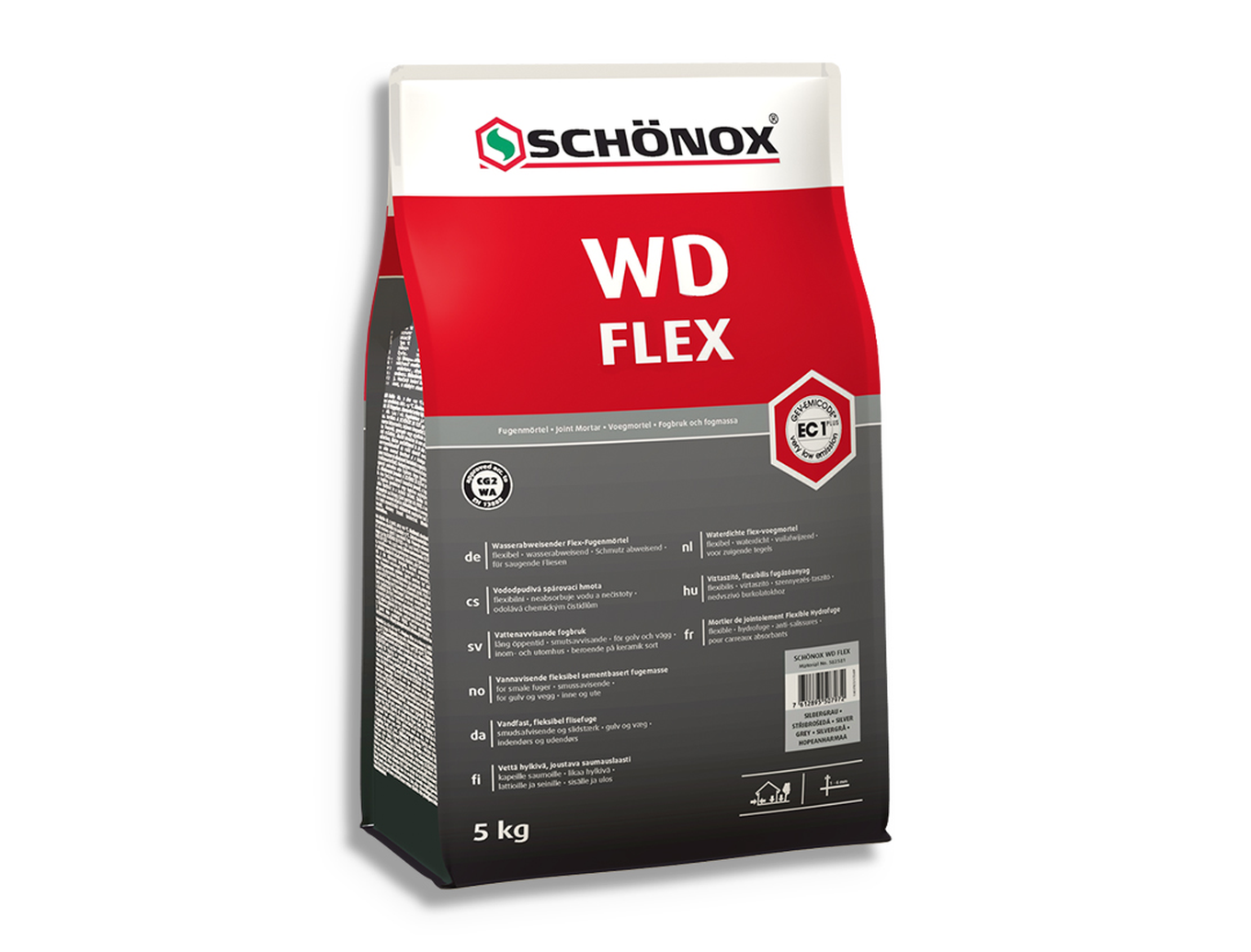 Voegmiddel Schonox WD Flex Wit zak 5 kg