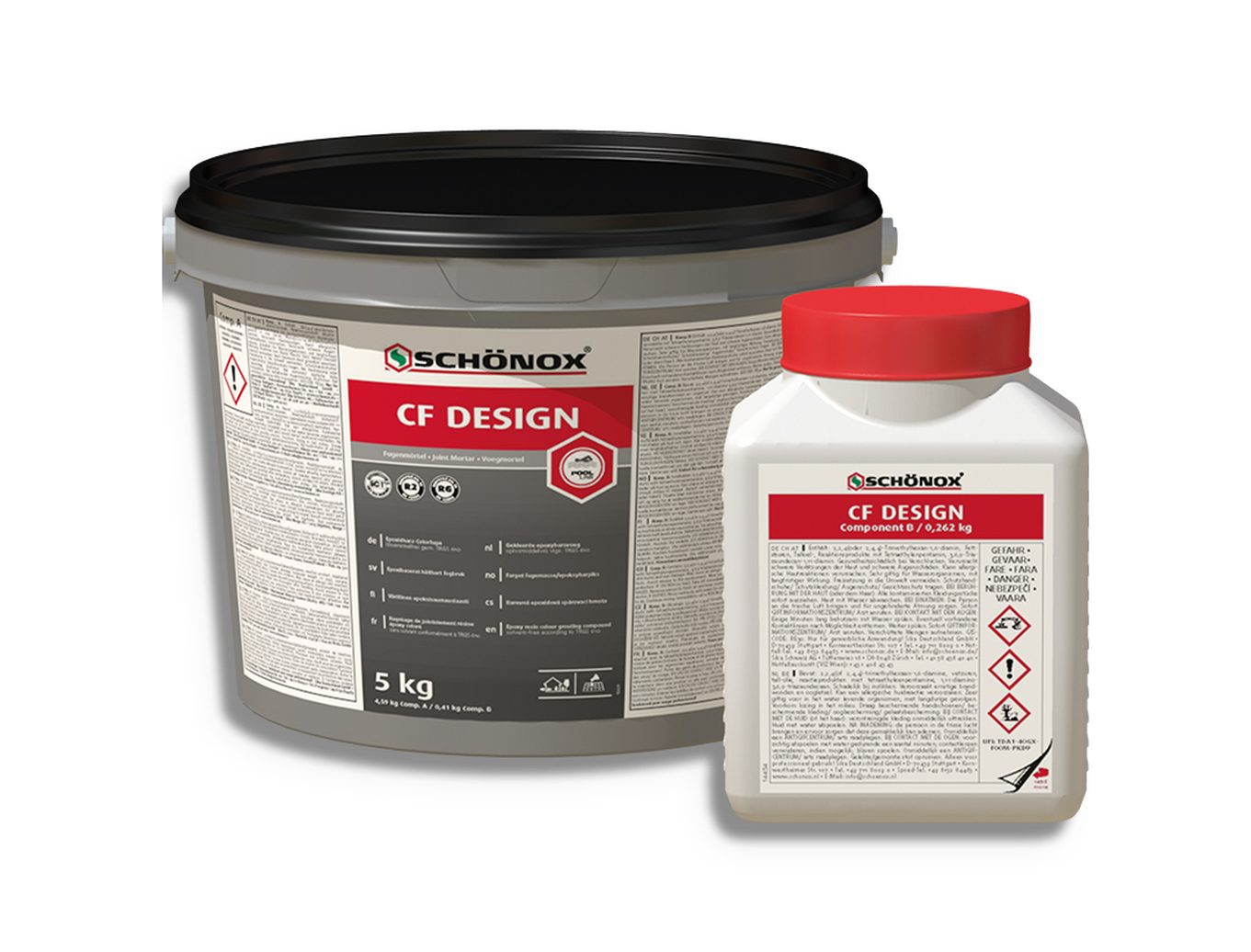 Voegmiddel Schonox CF Design Grijs 5 kg