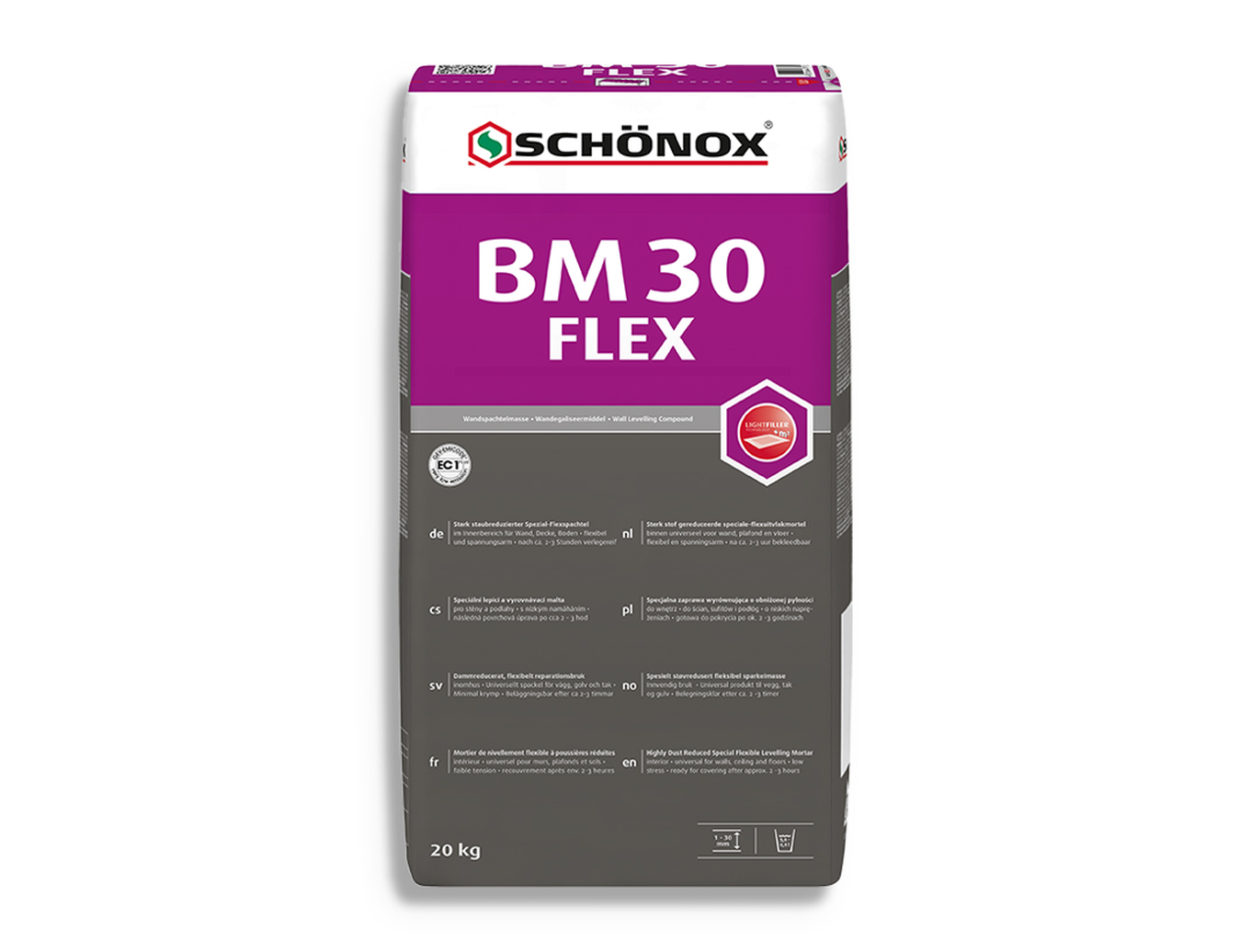 Oppervlaktebehandeling Schonox BM 30 Flex 20 kg