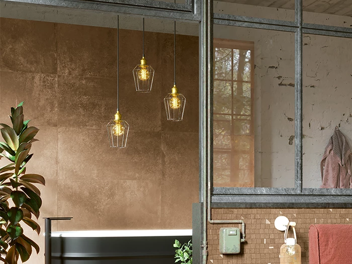 Badkamer stoer industrieel