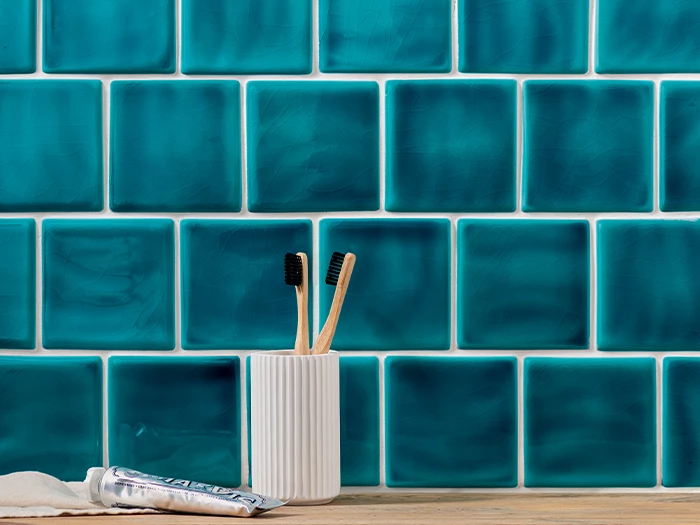 Wandtegel Blauw  12,7x12,7x1 | 927-541 | Jan Groen Tegels