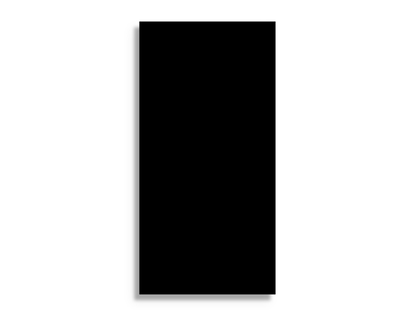 vloertegel Zwart 5.3 x 10.6