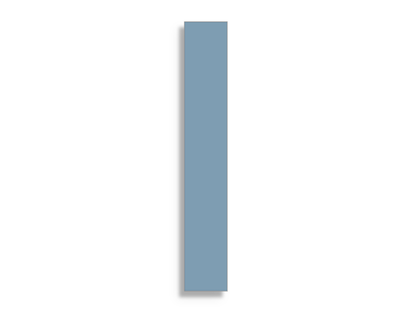 vloertegel Blauw 2.4 x 15.1