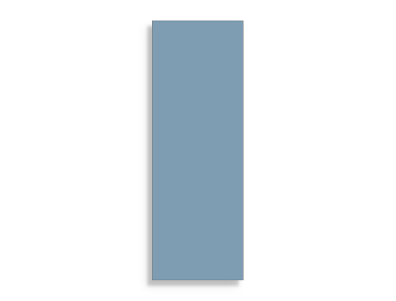 vloertegel Blauw 5.3 x 15.1