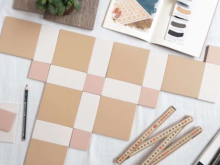 Vloertegel Beige  10,6x10,6x0,9 | 146-356 | Jan Groen Tegels