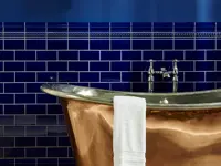 wandtegel Blauw 7.5 x 15.2 | 128-374 | Jan Groen Tegels