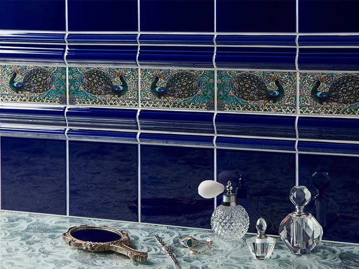 Accessoire Blauw 4x15.2 | 370-065 | Jan Groen Tegels