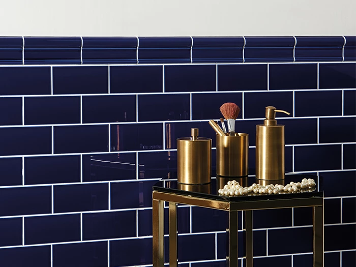 Accessoire Blauw 7.5x15.2 | 544-284 | Jan Groen Tegels