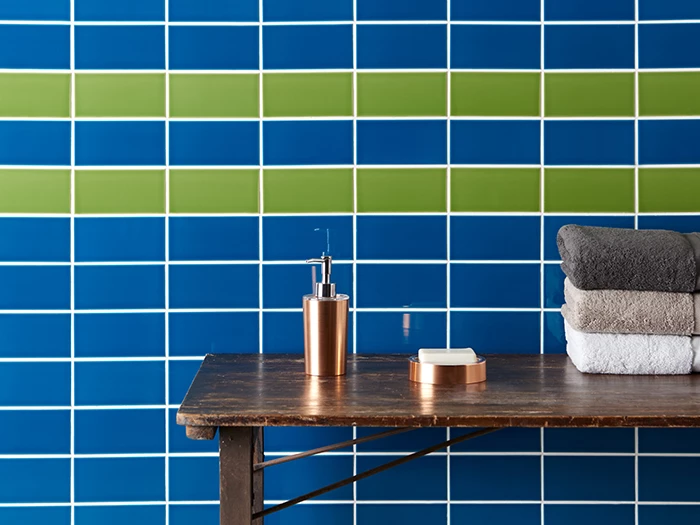 Wandtegel Blauw 7,5x15,2x0,7 | 262-914 | Jan Groen Tegels