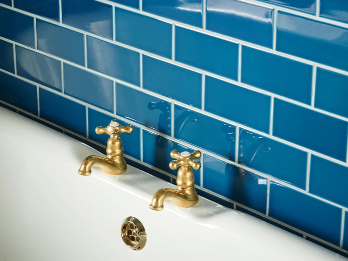 Wandtegel Blauw 7,5x15,2x0,7 | 262-914 | Jan Groen Tegels
