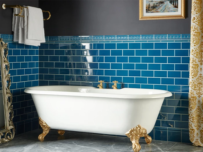 Accessoire Blauw 6.5x15.2 | 796-913 | Jan Groen Tegels