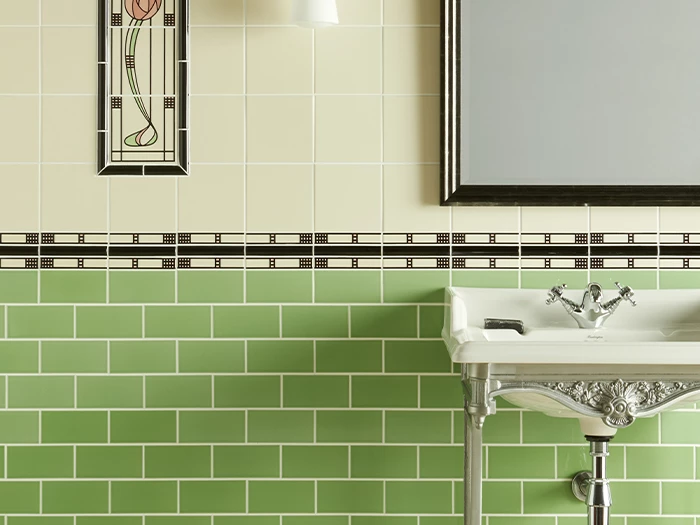 Wandtegel Groen 7,5x15,2x0,7 | 527-801 | Jan Groen Tegels