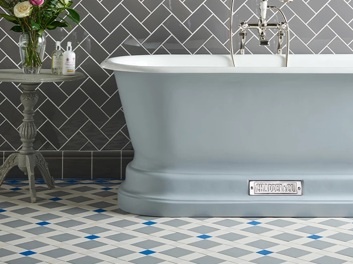 Vloertegel Blauw  5,3x5,3x0,9 | 992-456 | Jan Groen Tegels