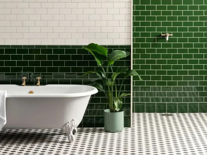 Wandtegel Groen 15,2x7,5x0,7 | 633-604 | Jan Groen Tegels