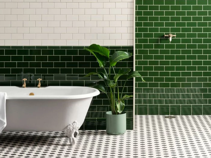 Wandtegel Groen 15,2x7,5x0,7 | 633-604 | Jan Groen Tegels