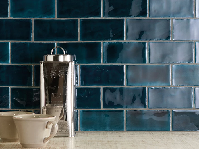 Wandtegel Blauw  6,3x13x1 | 176-314 | Jan Groen Tegels