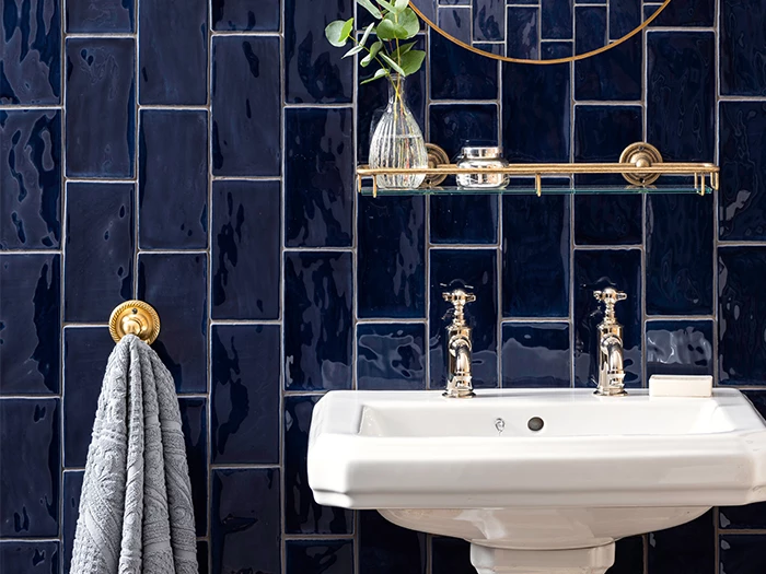 Wandtegel Blauw  6,3x13x1 | 563-463 | Jan Groen Tegels