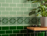 wandtegel Groen 15.2 x 15.2 | 706-365 | Jan Groen Tegels