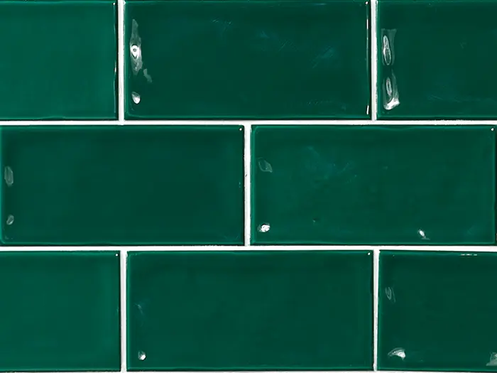 Wandtegel El Barco Glamour Verde 7,5 x 15 | 913-688 | Jan Groen Tegels