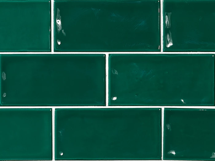 Wandtegel El Barco Glamour Verde 7,5x15x1 | 913-688 | Jan Groen Tegels