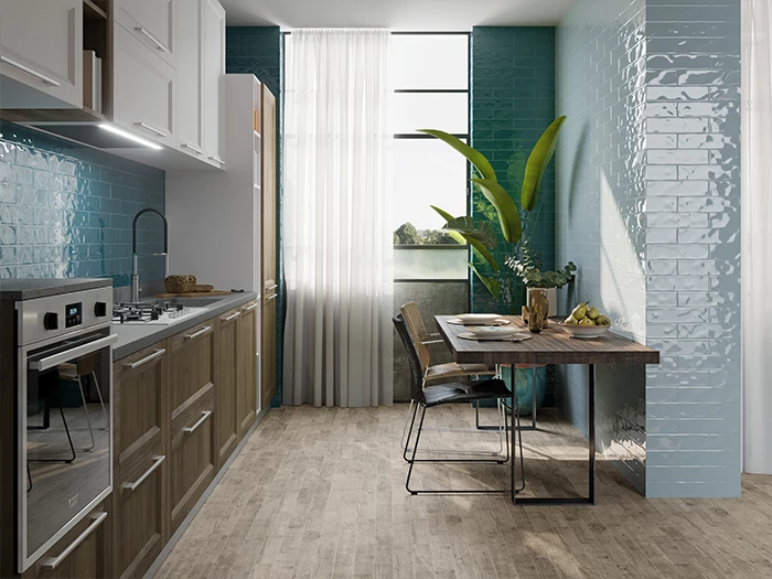 Wandtegel El Barco Acuarella Bondi 7,5x30x0,9 | 345-806 | Jan Groen Tegels  | Dit product is niet meer verkrijgbaar