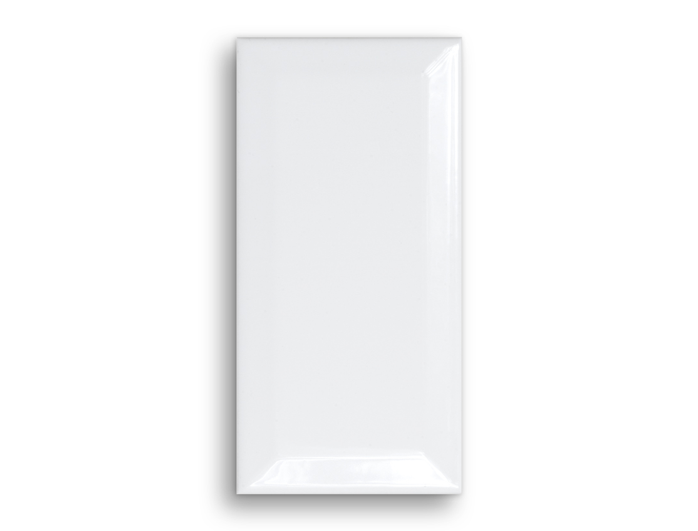Wandtegel El Barco Paris Blanc Brillant 7,5 x 15
