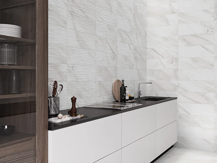 Wandtegel El Barco Kore Blanco Mate 20x60x1 | 425-325 | Jan Groen Tegels