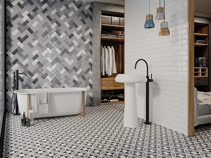 Vloertegel El Barco Olympia Grey 20 x 20 | 177-441 | Jan Groen Tegels  | Dit product is niet meer verkrijgbaar