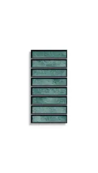 Mozaiektegel El Barco Domino Verde 15 x 30  | 276-230 | Jan Groen Tegels