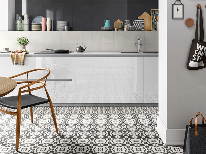 Vloertegel Sintesi Flow White 20x20x0,82 | 616-713 | Jan Groen Tegels