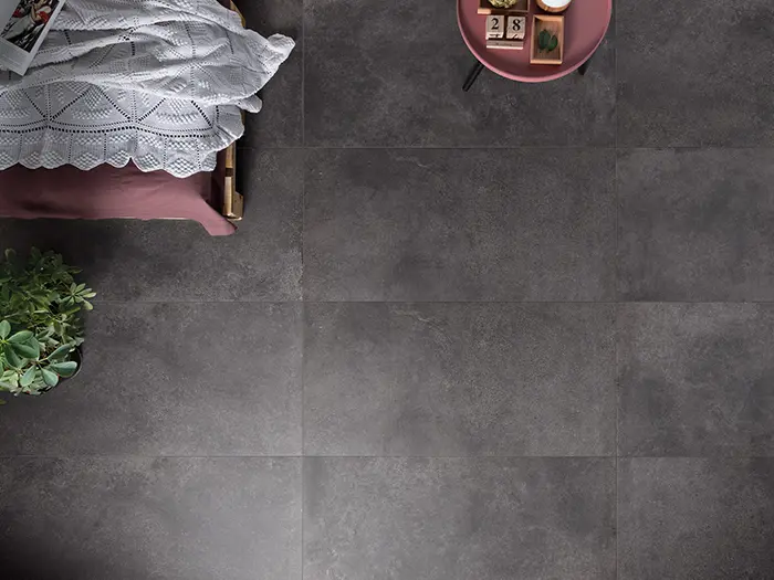 Vloertegel Sintesi Concept Stone Black Rect 60,4x121x1 | 952-066 | Jan Groen Tegels  | Dit product is niet meer verkrijgbaar