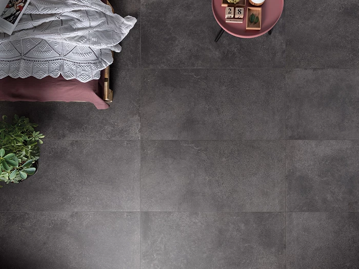 Vloertegel Sintesi Concept Stone Black Rect 60,4x121x1 | 952-066 | Jan Groen Tegels  | Dit product is niet meer verkrijgbaar