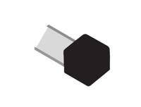 Afwerkhoeken Schluter Quadec ED-Q110GS | 709-547 | Jan Groen Tegels