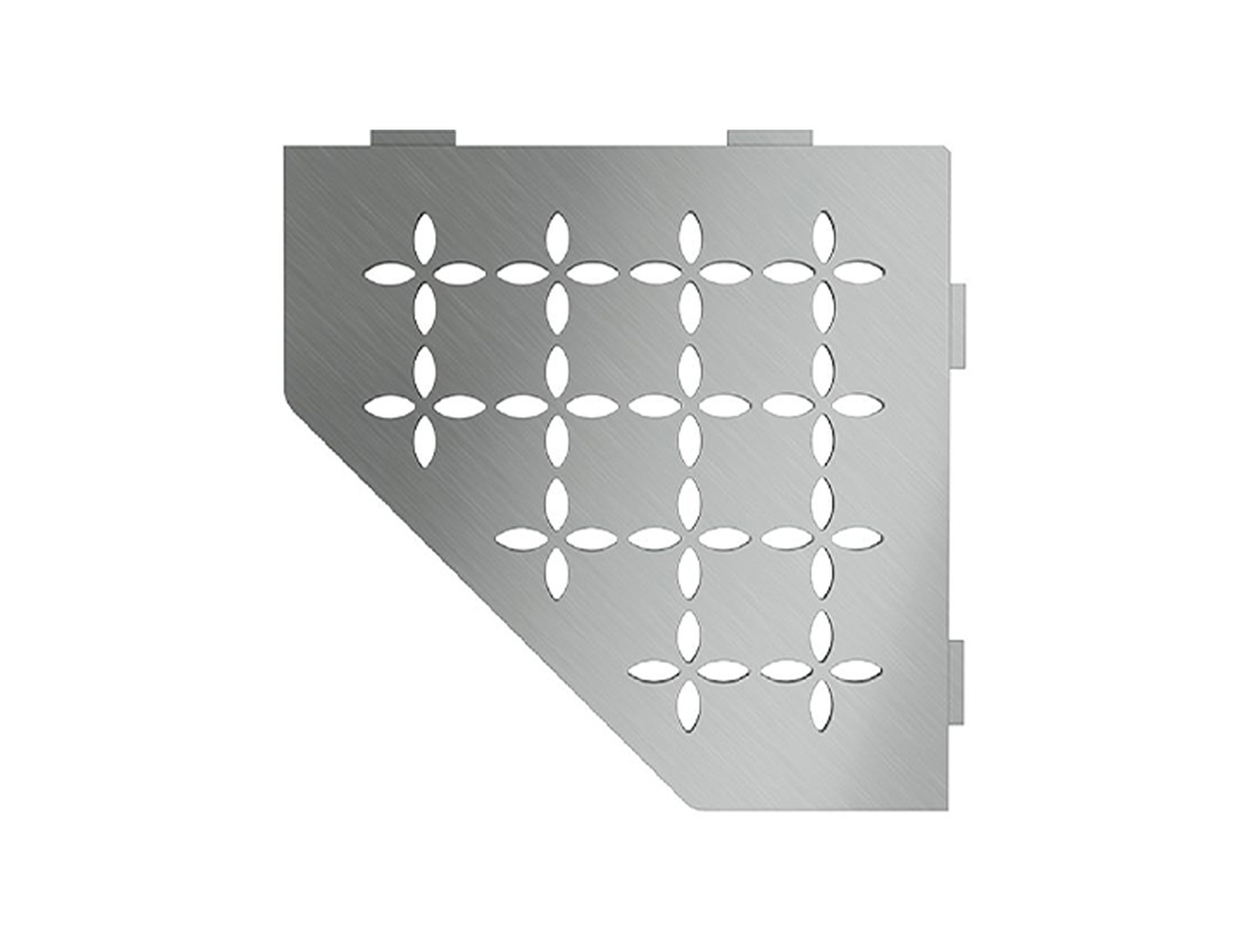 Schluter Shelf E S2 Floral RVS geborsteld