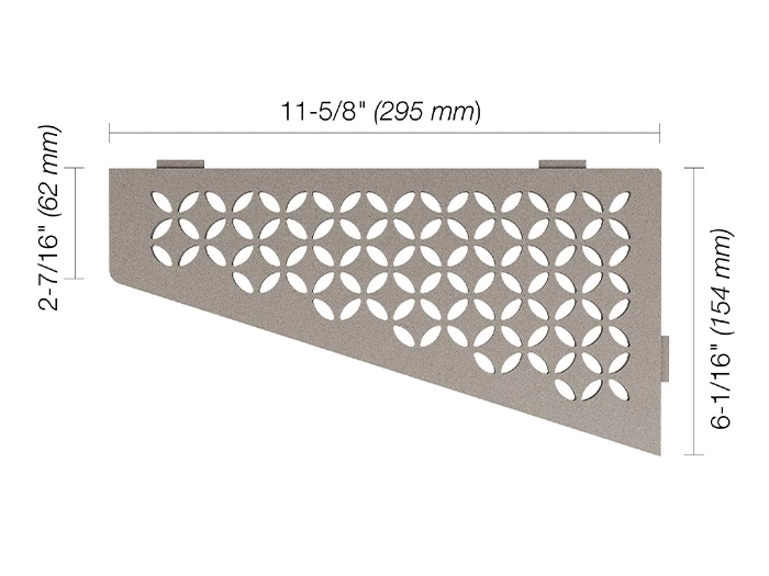 Planchet Shelf E S3 Floral TSSG | 490-620 | Jan Groen Tegels