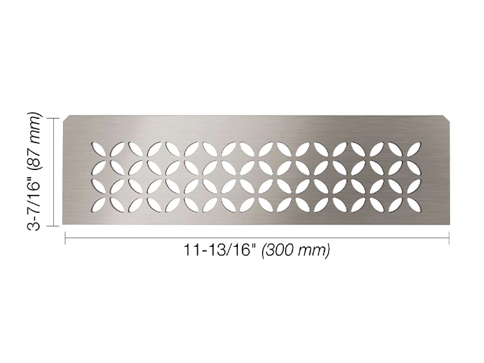 Bouwmateriaal SHELF N S1 FLORAL RVS geborsteld | 899-754 | Jan Groen Tegels