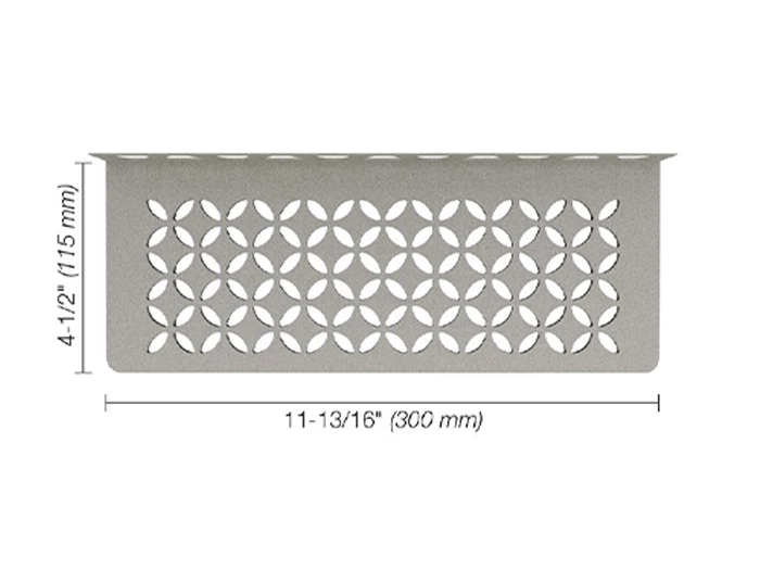 Planchet Schluter Shelf W S1 Floral TSSG | 561-195 | Jan Groen Tegels