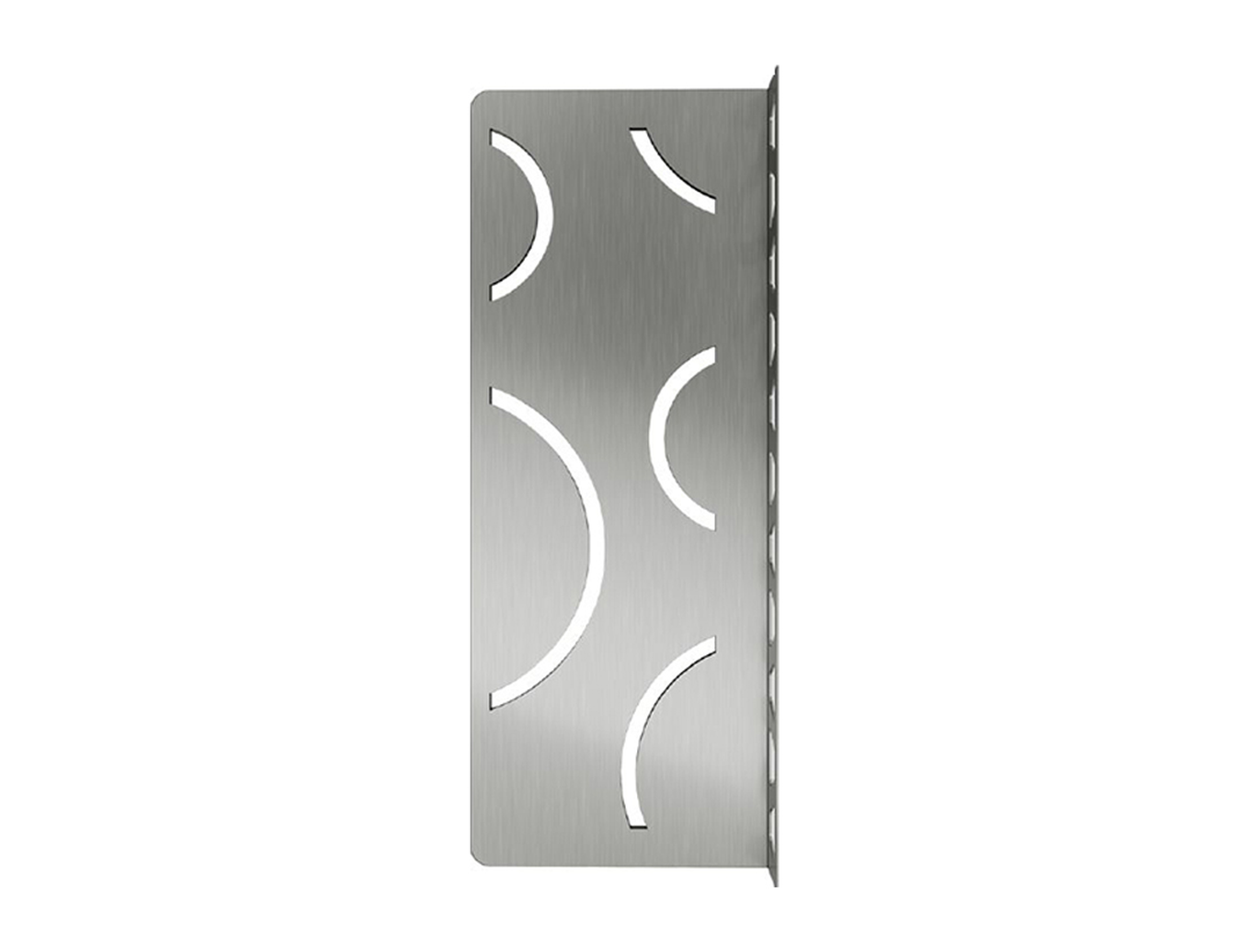 Schluter Shelf W S1 Curve RVS geborsteld