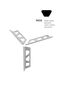 Afwerkhoeken Schluter Finec ES-F125MGS-set | 991-871 | Jan Groen Tegels