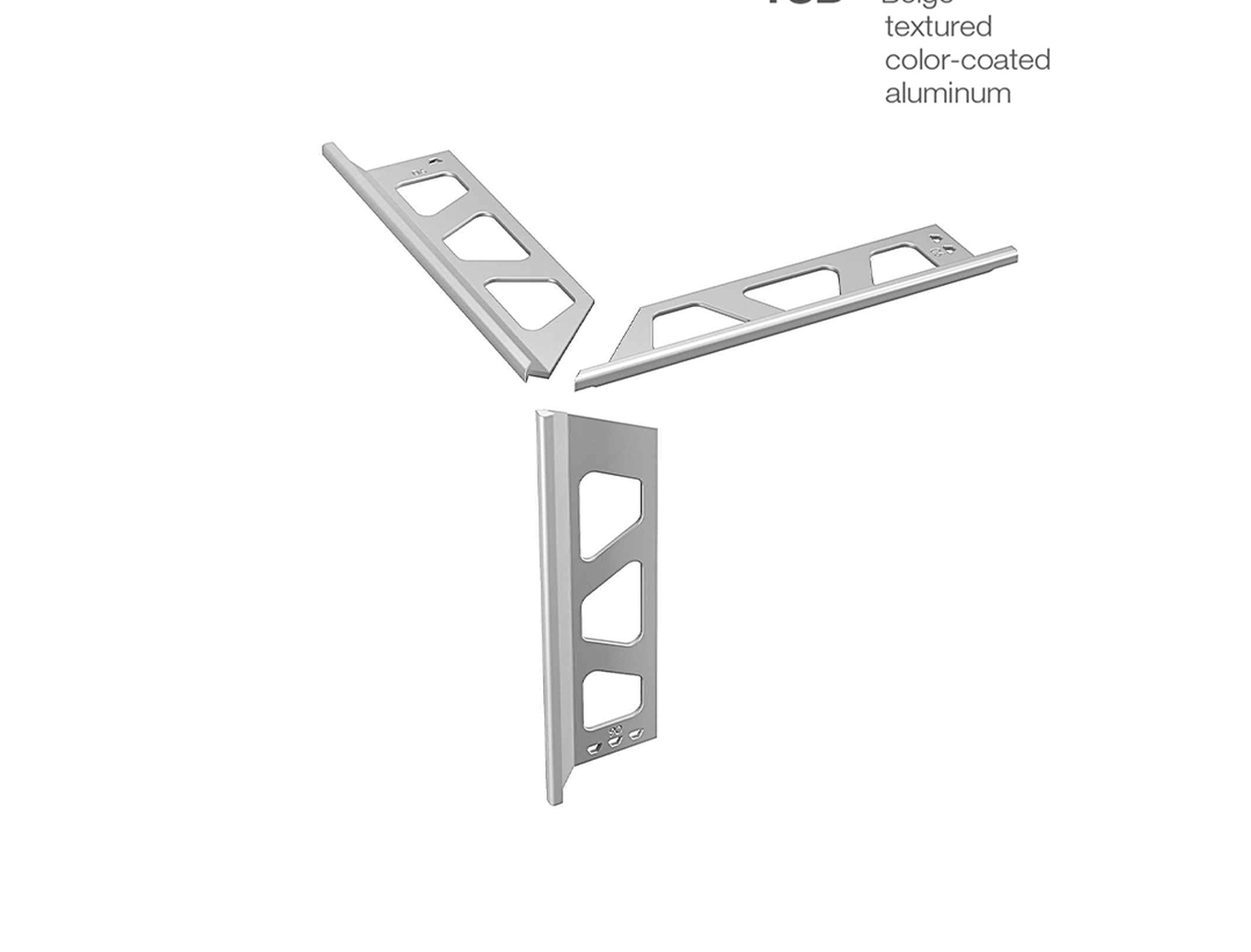 Afwerkhoeken Schluter Finec ES-F70TSB-set