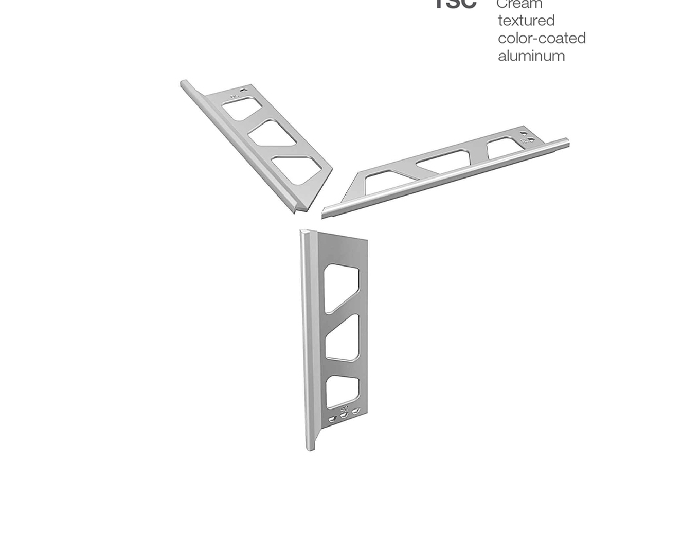 Afwerkhoeken Schluter Finec ES-F70TSC-set