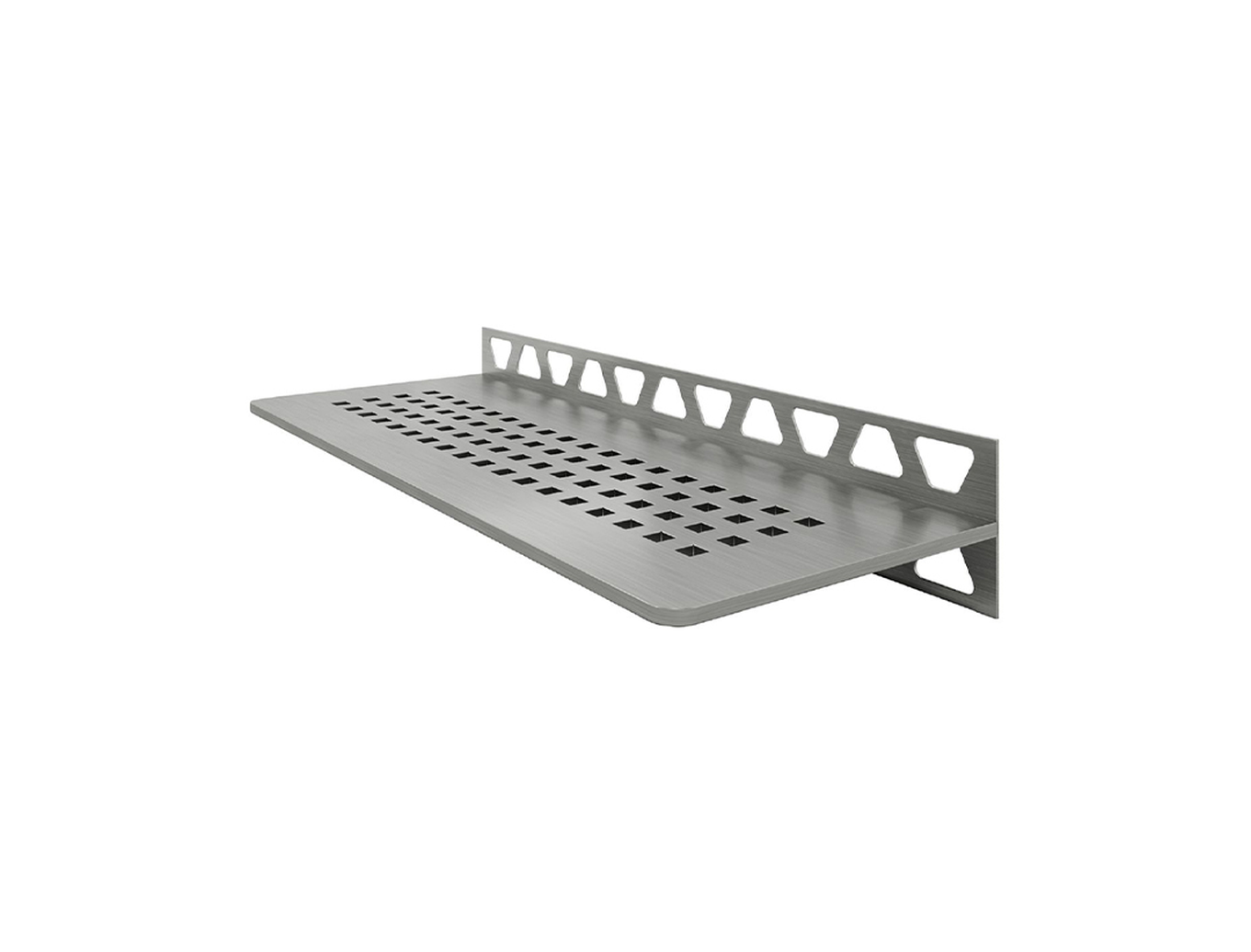 Schluter Shelf-W S1 Square RVS geborsteld