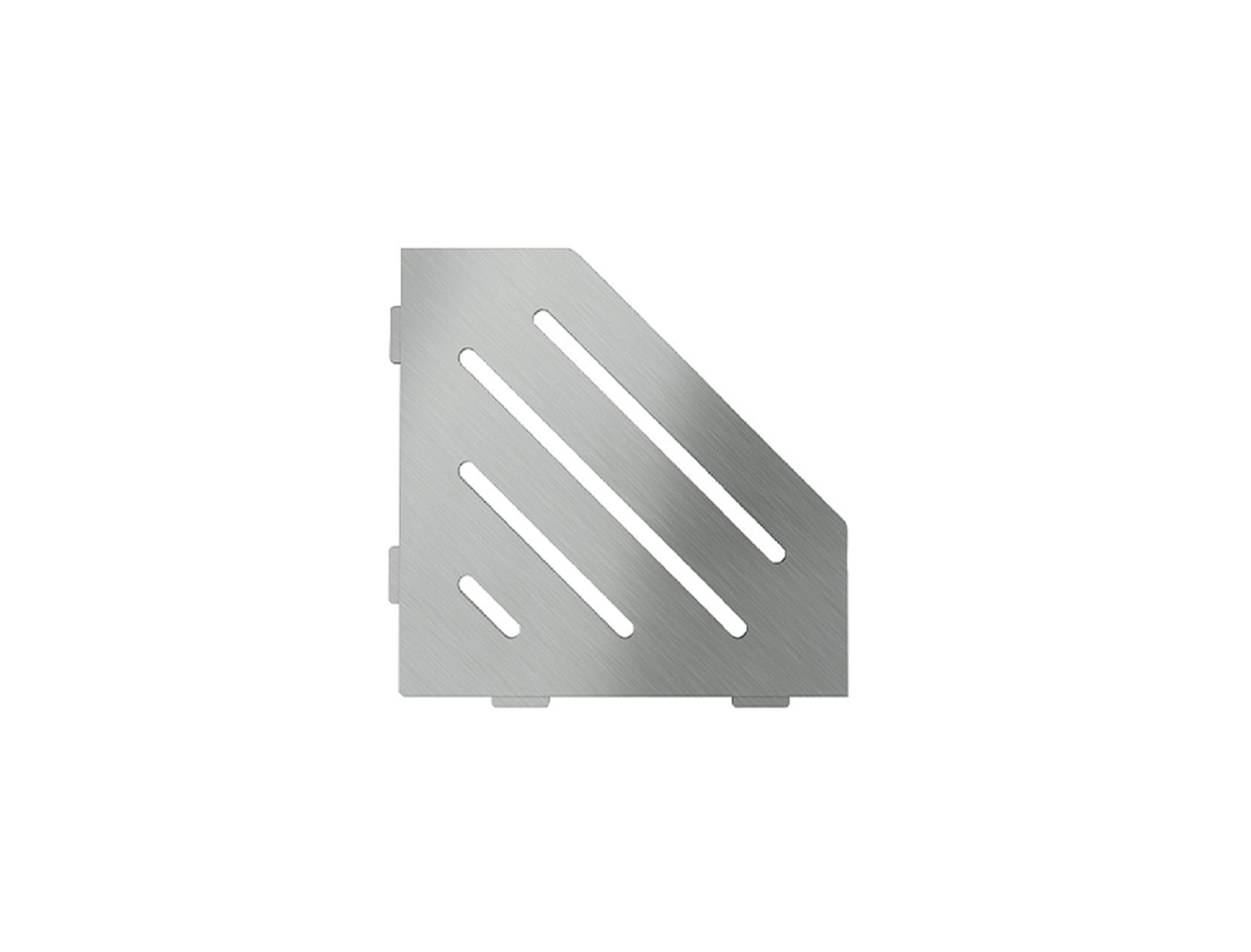 Schluter Shelf-E S2 Wave RVS geborsteld
