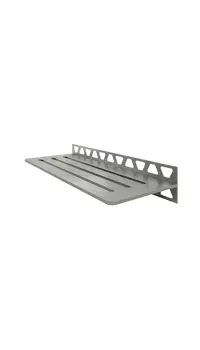 Schluter Shelf-W S1 Wave RVS geborsteld | 468-799 | Jan Groen Tegels