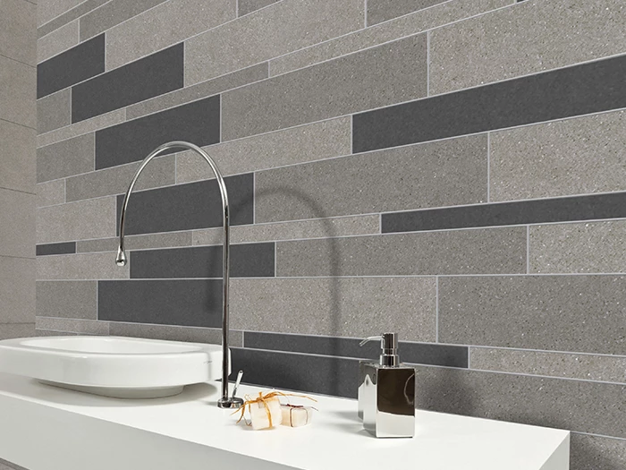 Vloertegel Rak Gems Grey Gpd-59Upm  5/10/15x60x1 | 647-402 | Jan Groen Tegels